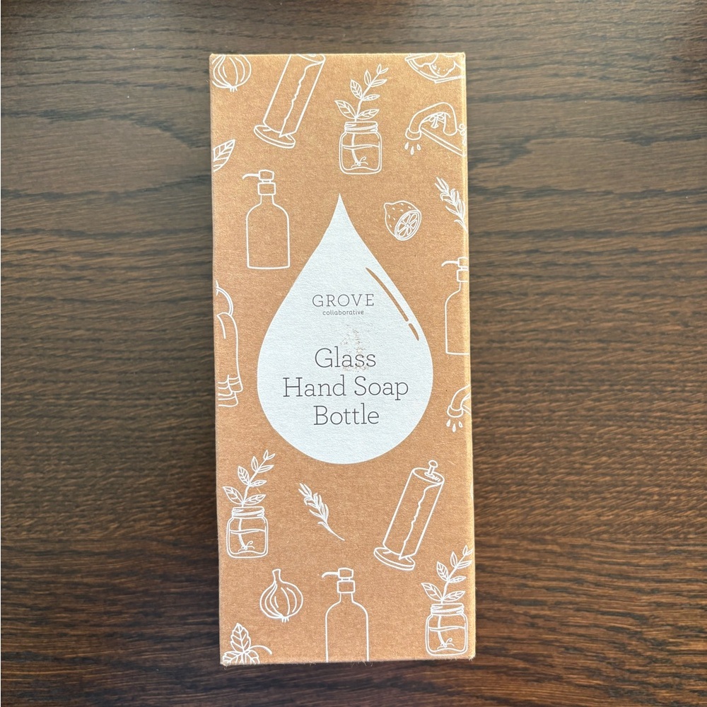 Grove Collaborative Glass Hand Soap Bottle - Picture 4 of 6
